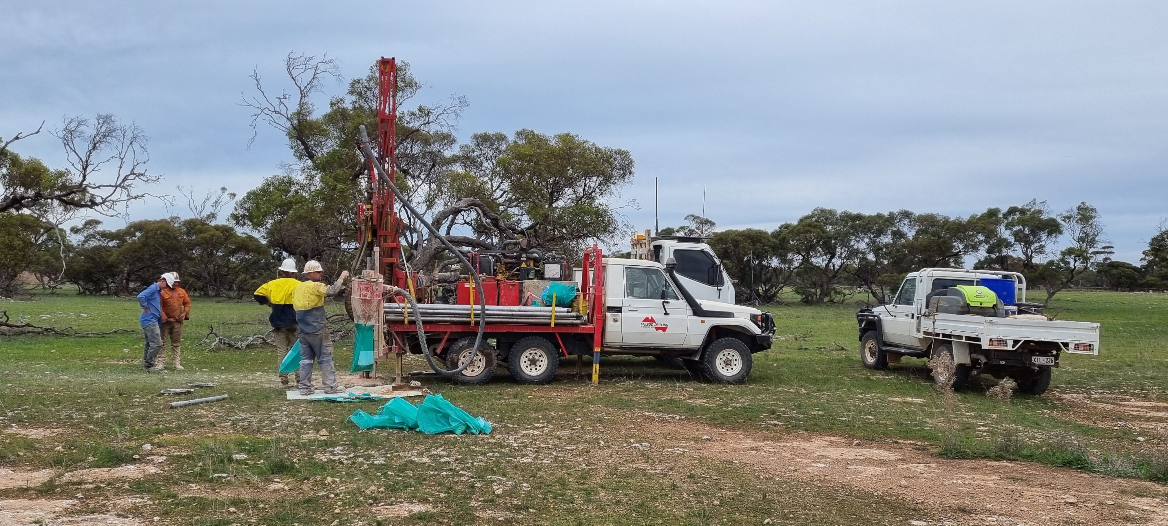 Drilling at Eyre Peninsula KaolinHalloysite Project4